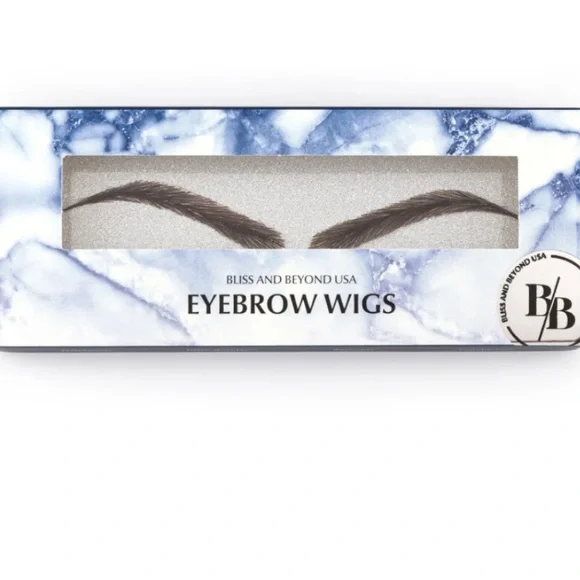 Brand New Trimmable Real Hair Eyebrow wigs with adhesive. Both Dark Brown.